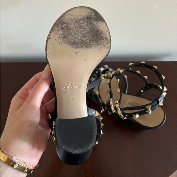 Valentino Rockstud Ankle Strap Sandal - Picture 8 of 11